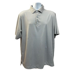FootJoy Golf Polo Performance Stretch Short Sleeve Shirt L Gray